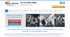 Desktop Screenshot of newjerseylimofinder.com